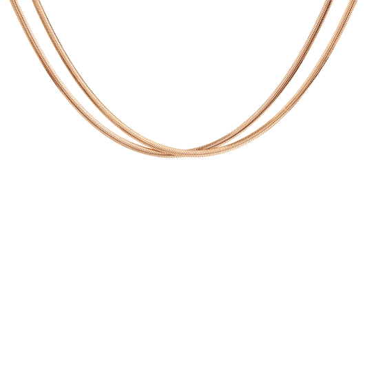 Duality Chain Necklace Roségold