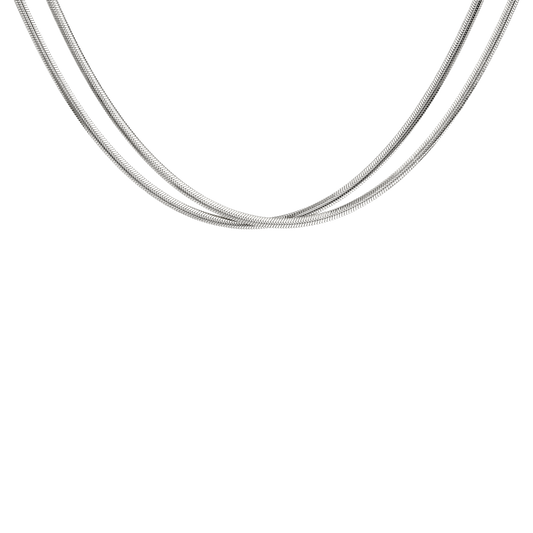 Duality Chain Necklace Silber