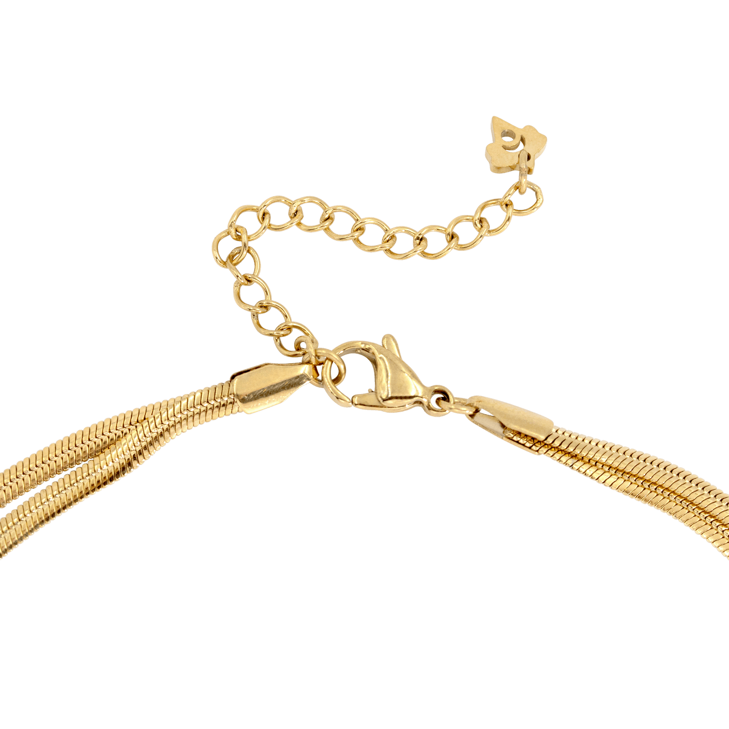 Duality Chain Necklace Gold