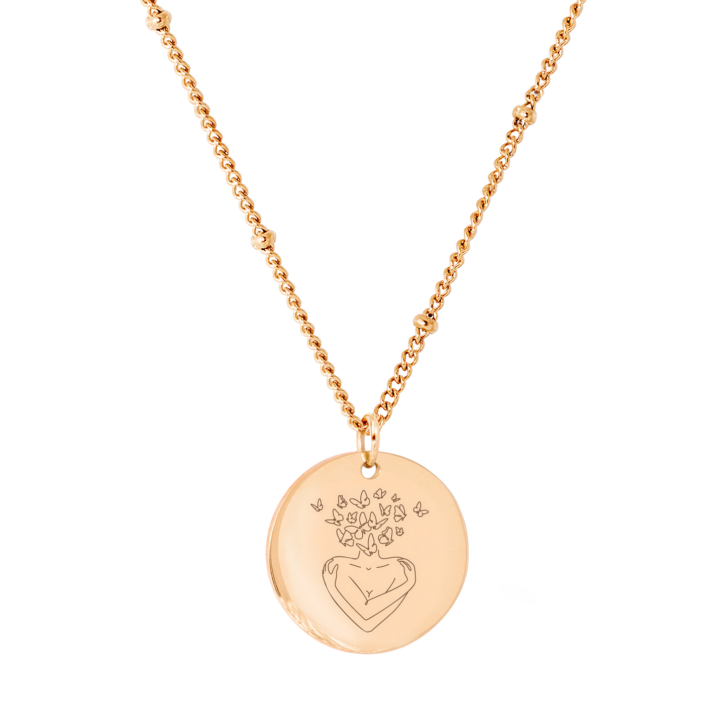 Embrace all that you are Necklace Roségold