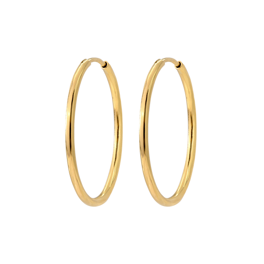 Extra Large Hoops Gold