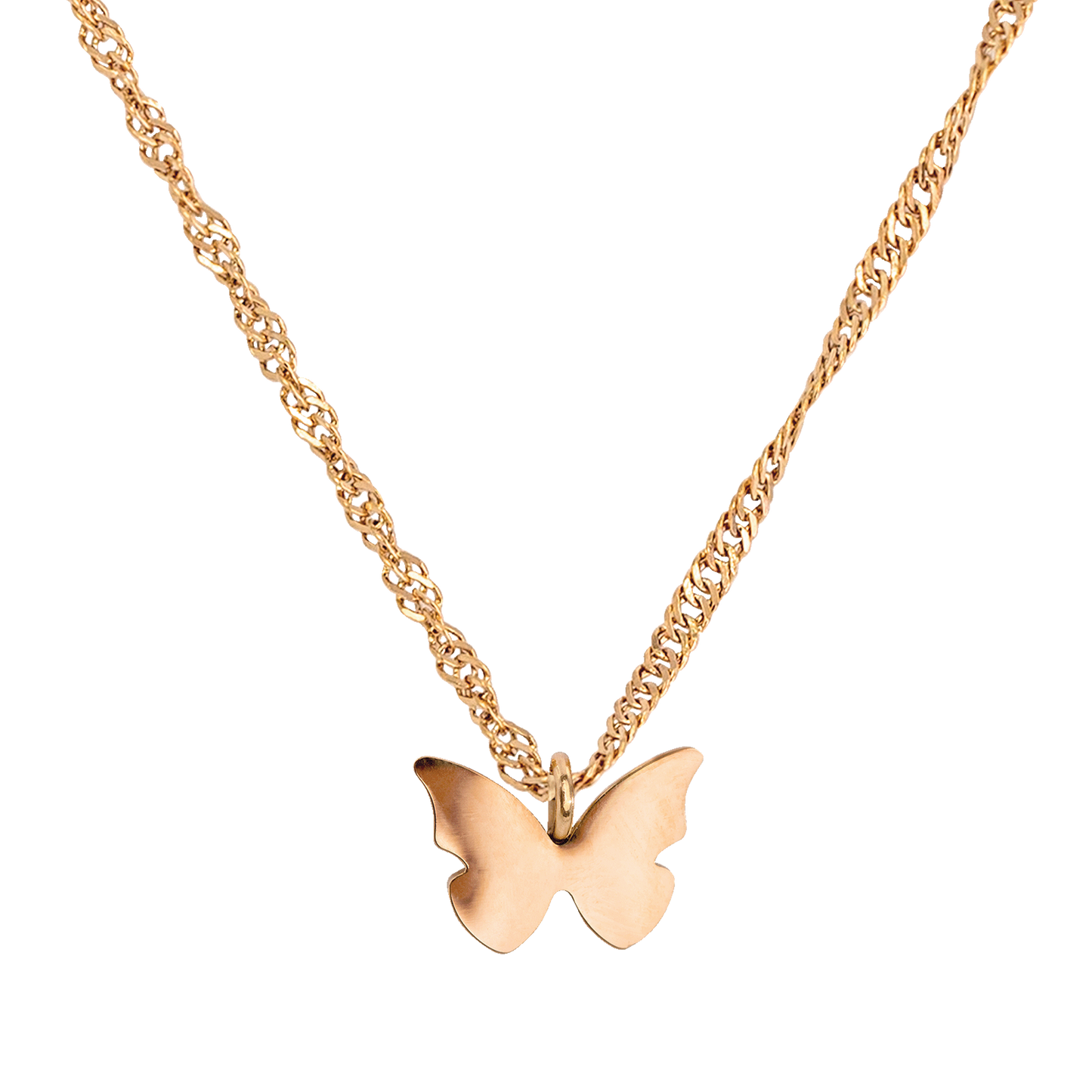 Flutterby Necklace Roségold