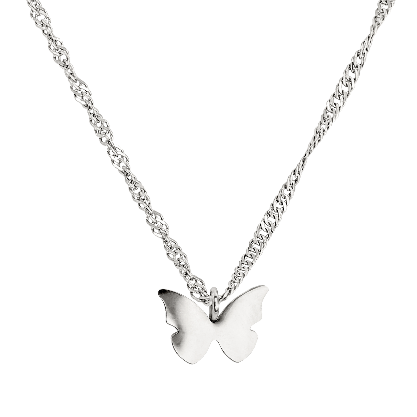 Flutterby Necklace Silber