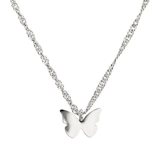 Flutterby Necklace Silber