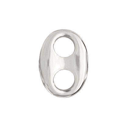 Chunky Gem Find Hoop Set Medium Silber