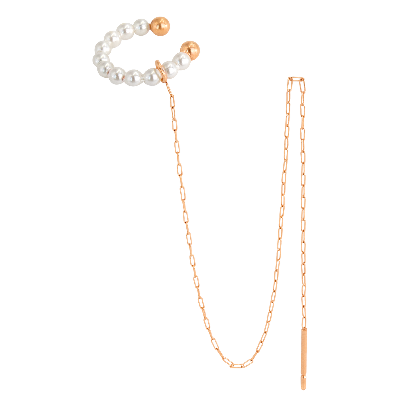 Krissis Special Pearl Ear Cuff Roségold