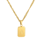Letter Necklace A Gold
