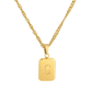 Letter Necklace C Gold