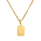 Letter Necklace K Gold