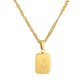 Letter Necklace S Gold