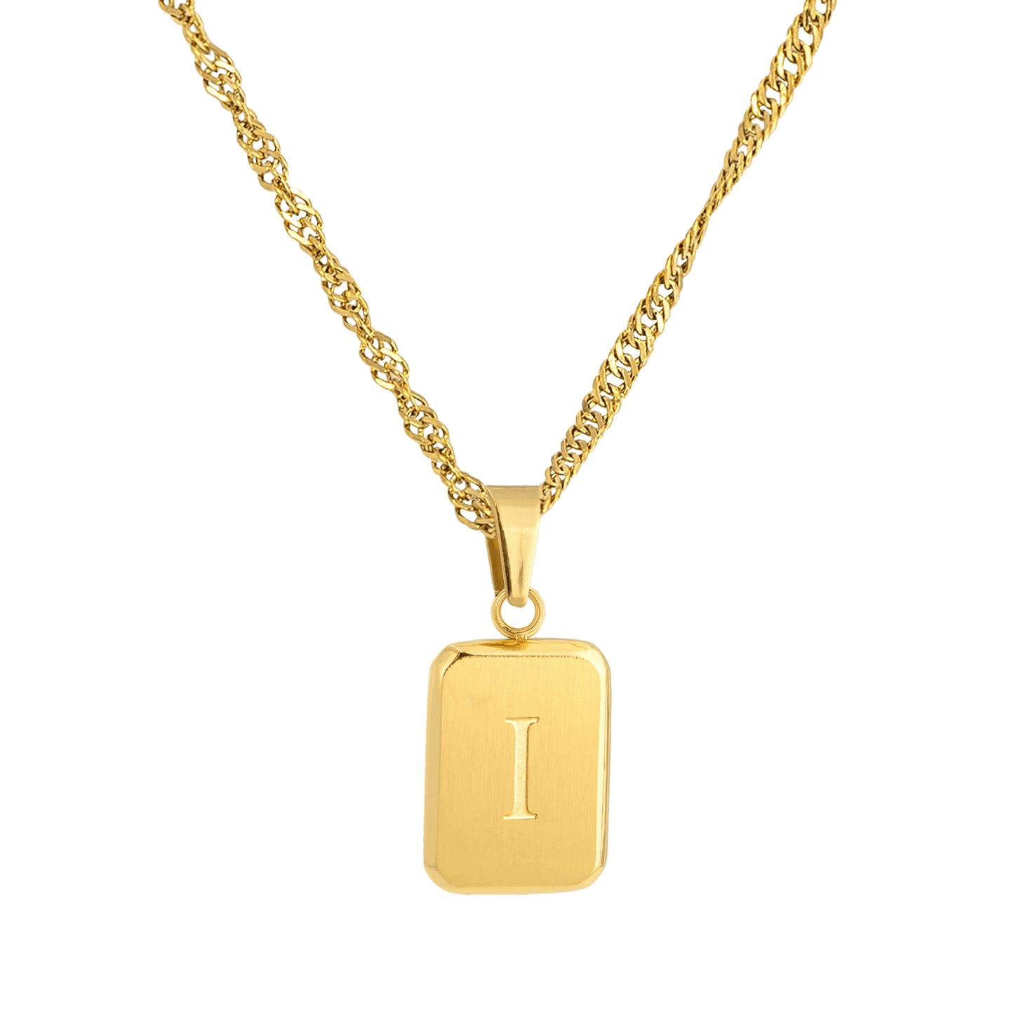 Letter Necklace I Gold