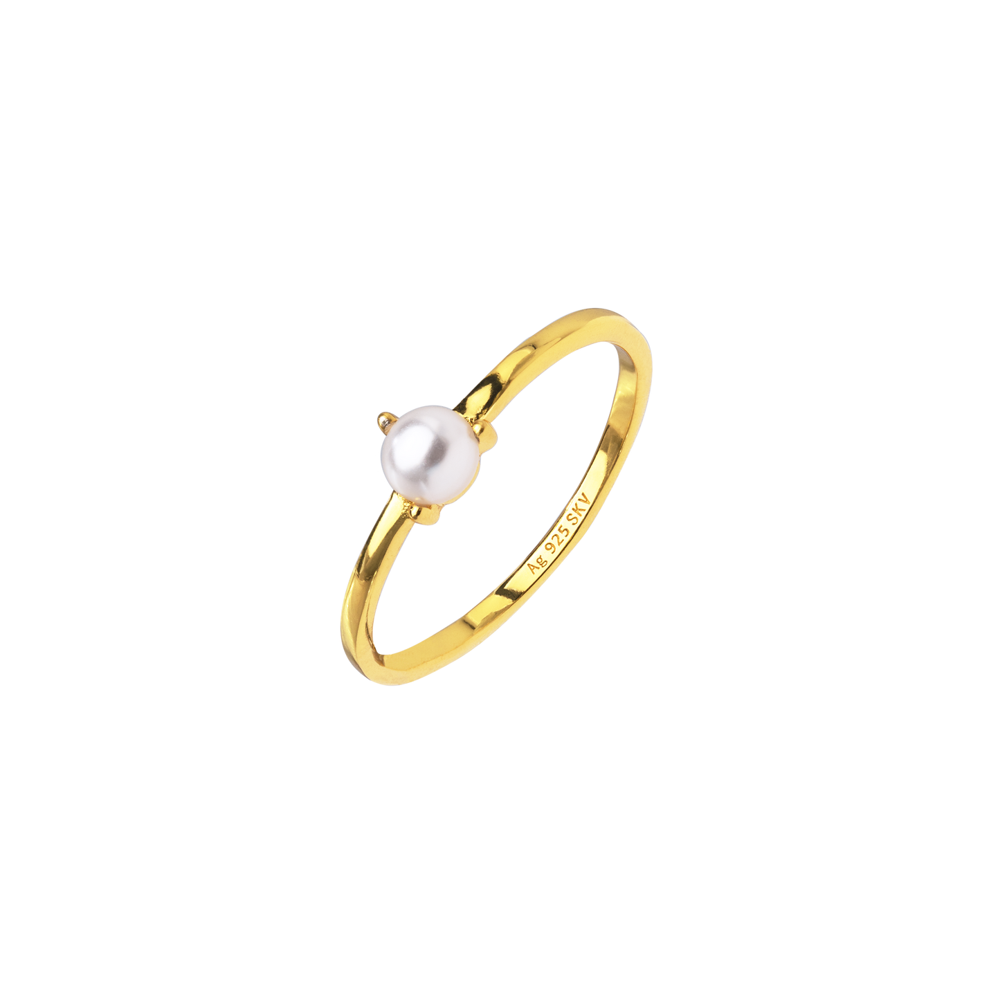 Little Pearl Ring Gold