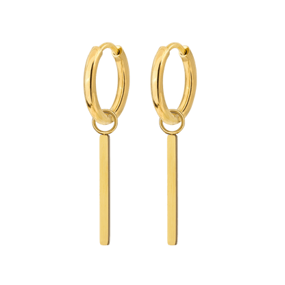 Minimalist Hoop Set Small Gold