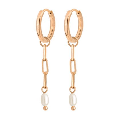 Ocean Find Hoop Set Small Roségold