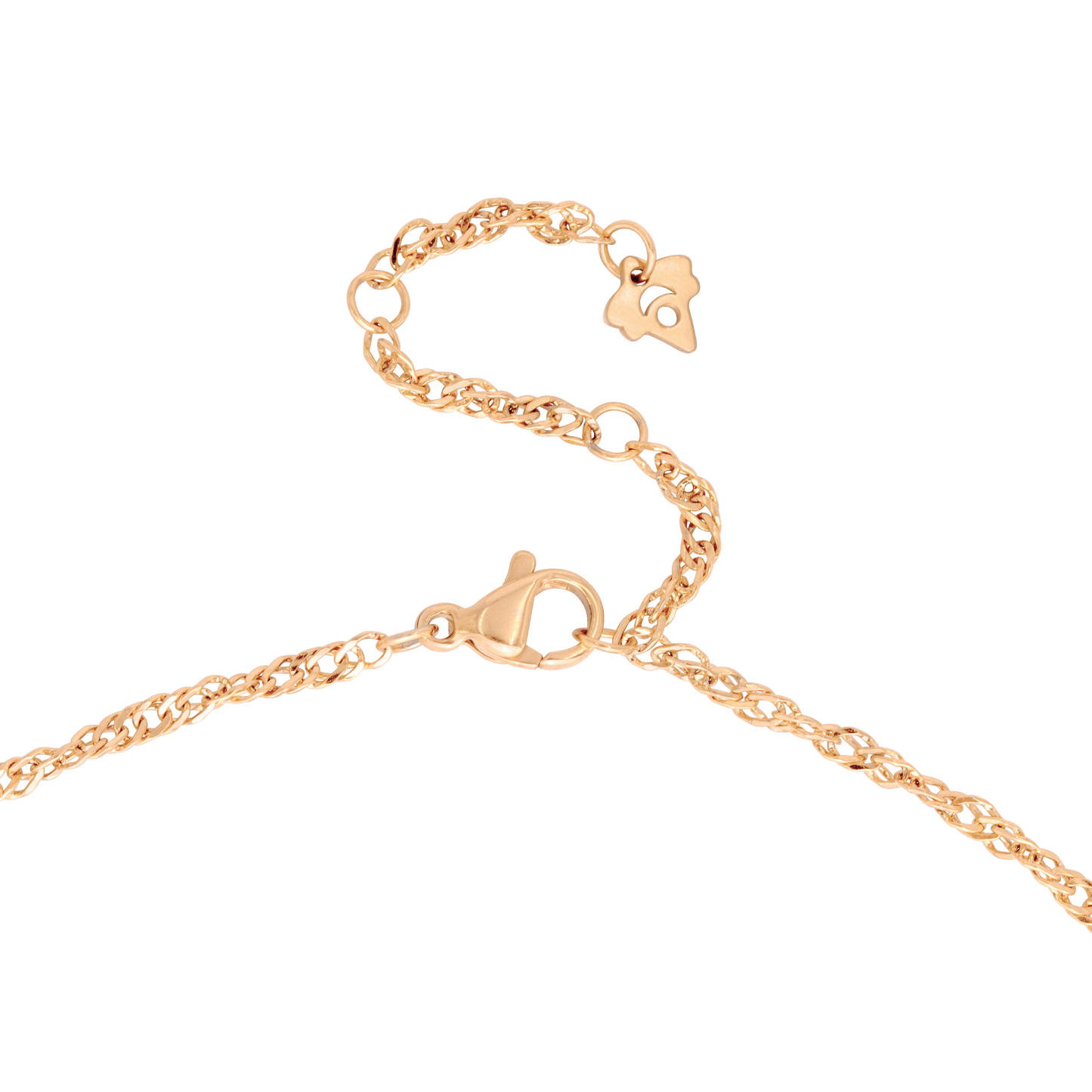 Oval Pendant Necklace Roségold