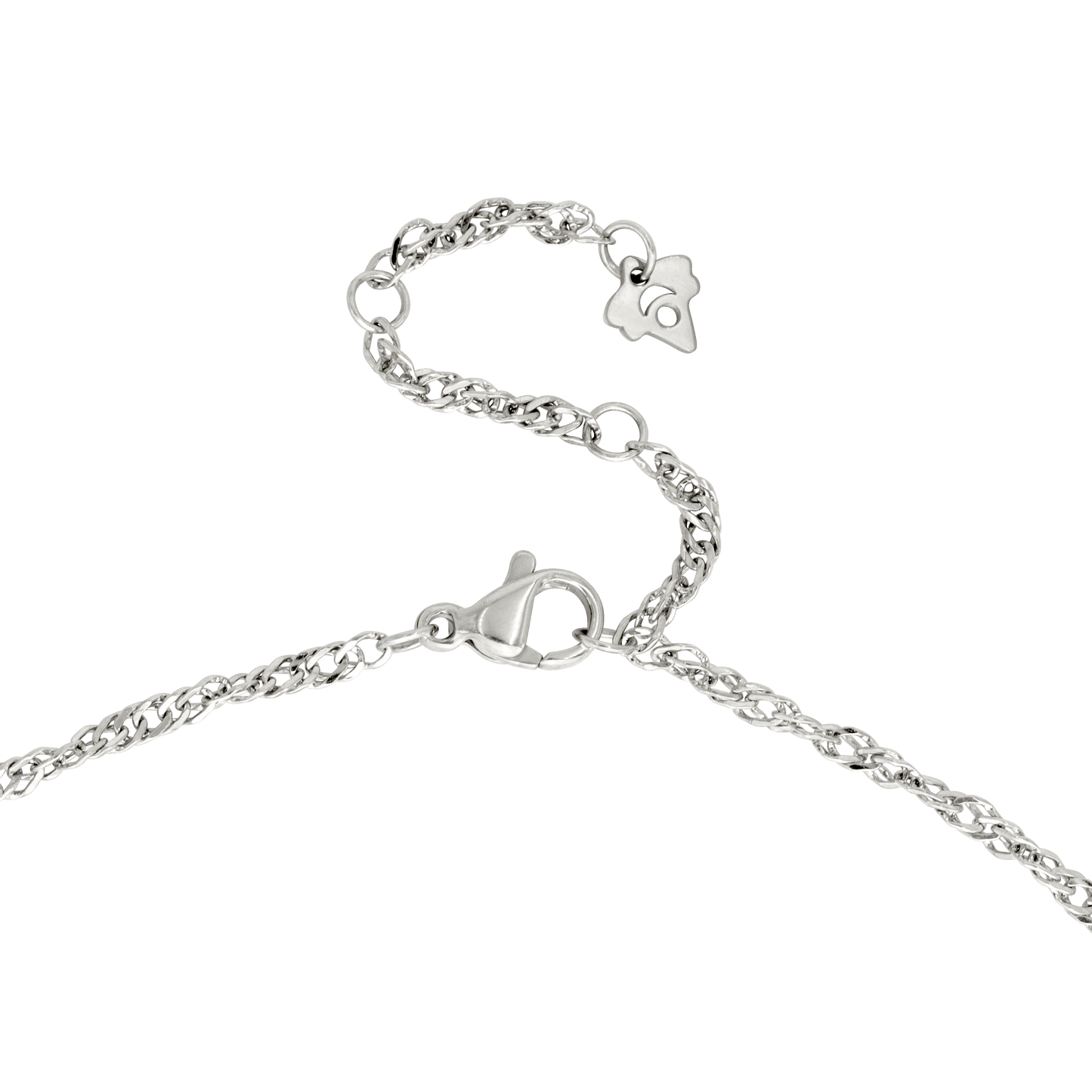 Oval Pendant Necklace Silber
