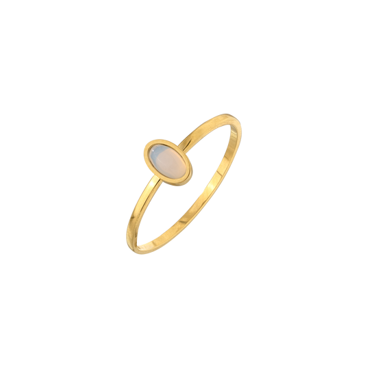 Oval Ring Gold