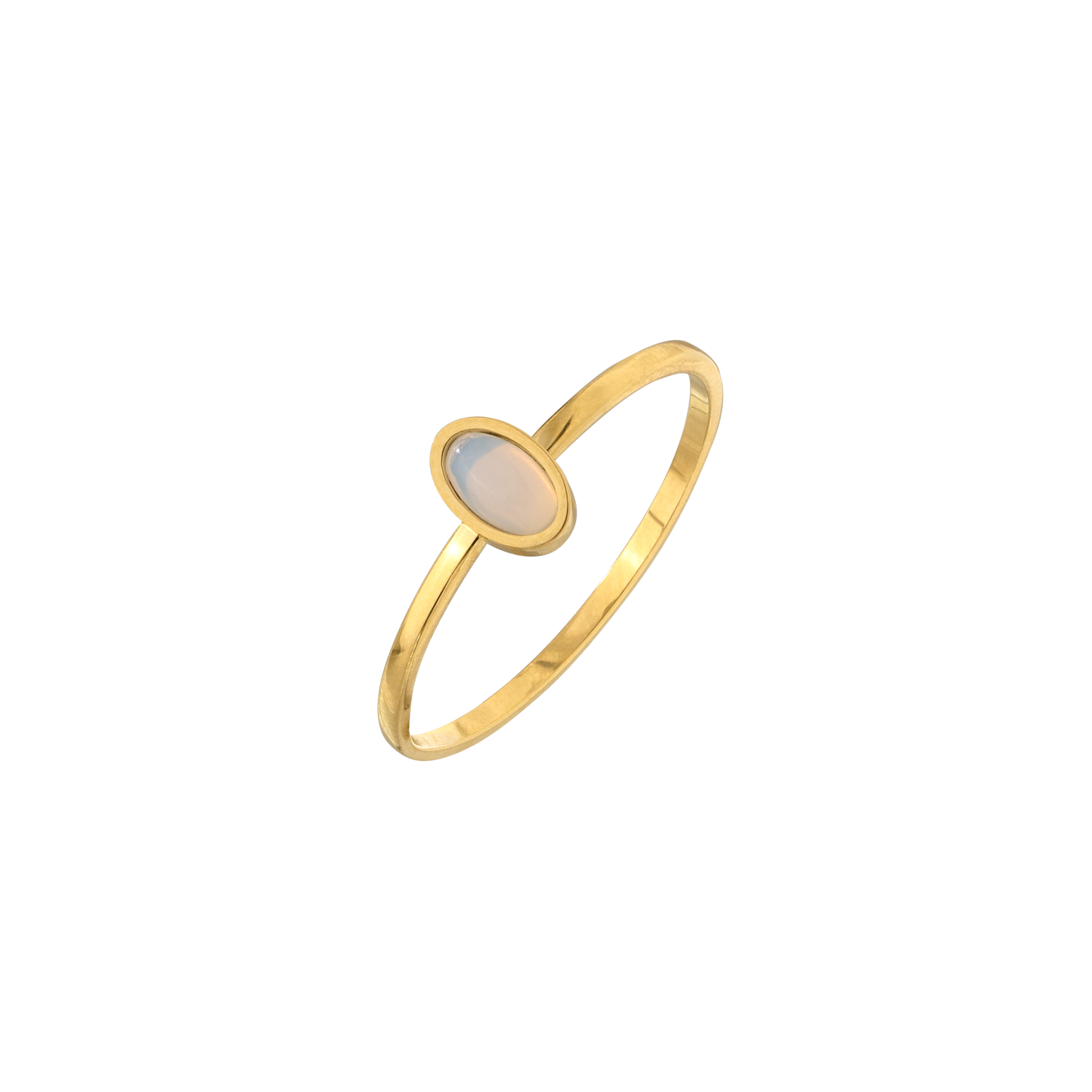 Oval Ring Gold