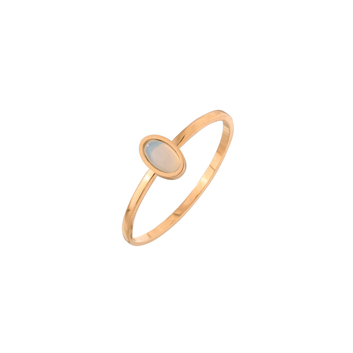 Oval Ring Roségold