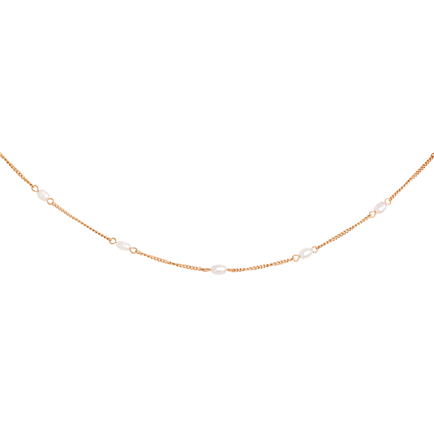 Pearl after Pearl Choker Roségold