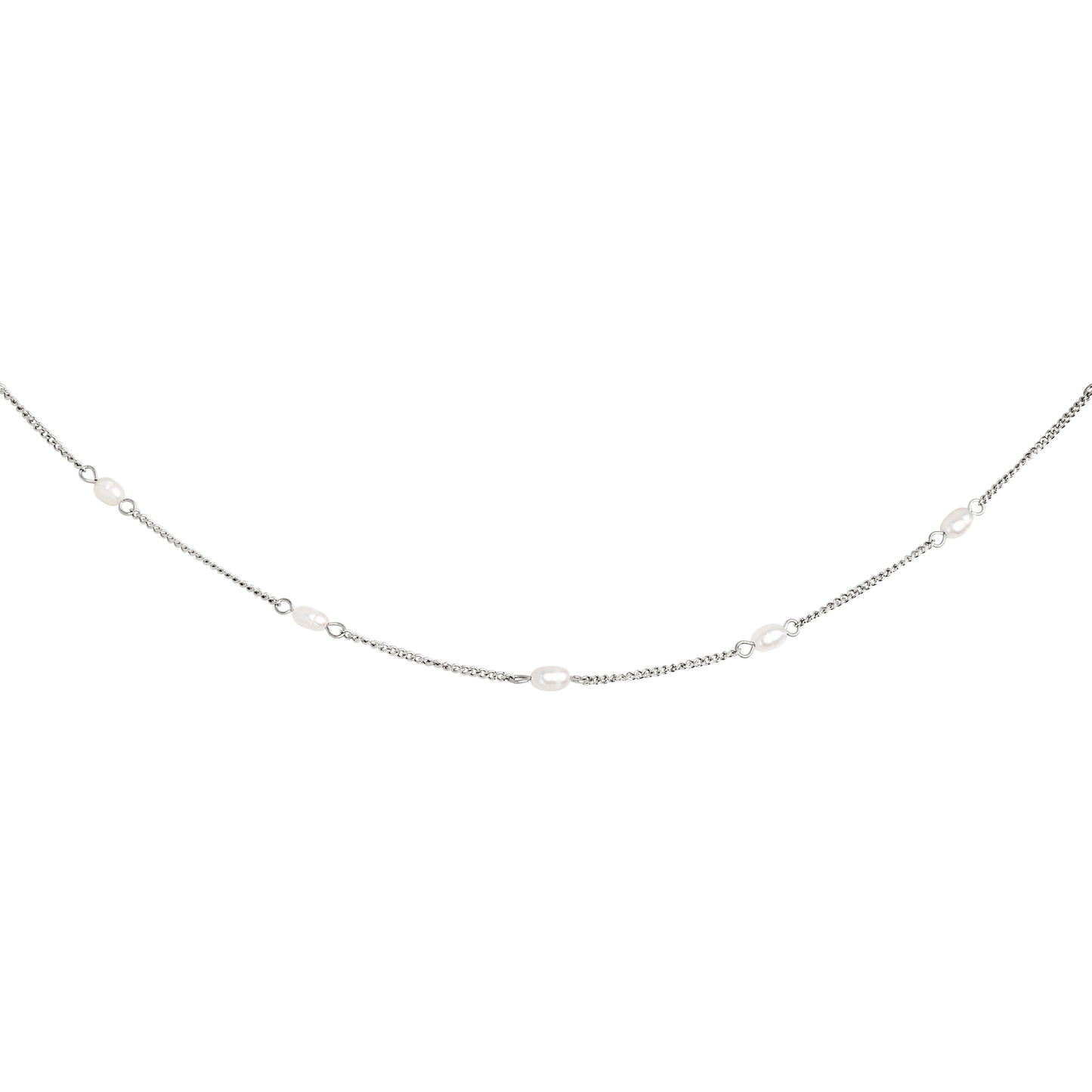 Pearl after Pearl Choker Silber