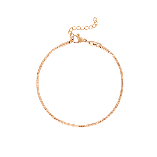 Round Snake Bracelet Roségold
