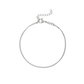 Round Snake Bracelet Silber