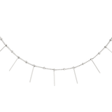 Sea Urchin Choker Silber