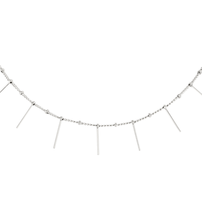 Sea Urchin Choker Silber