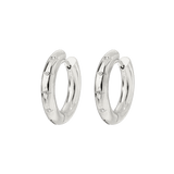 Cute Stargaze Hoops Medium Silber