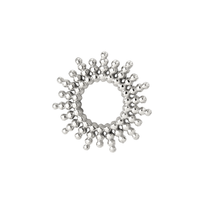 Sunny Oval Twisted Hoop Set Baby Silber