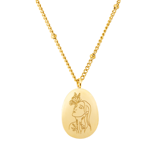 Tender Grace Necklace Gold