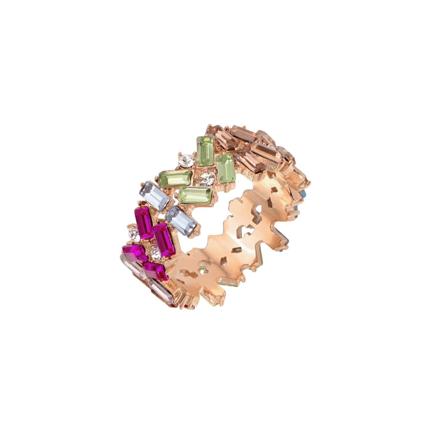 Double Rainbow Ring Roségold