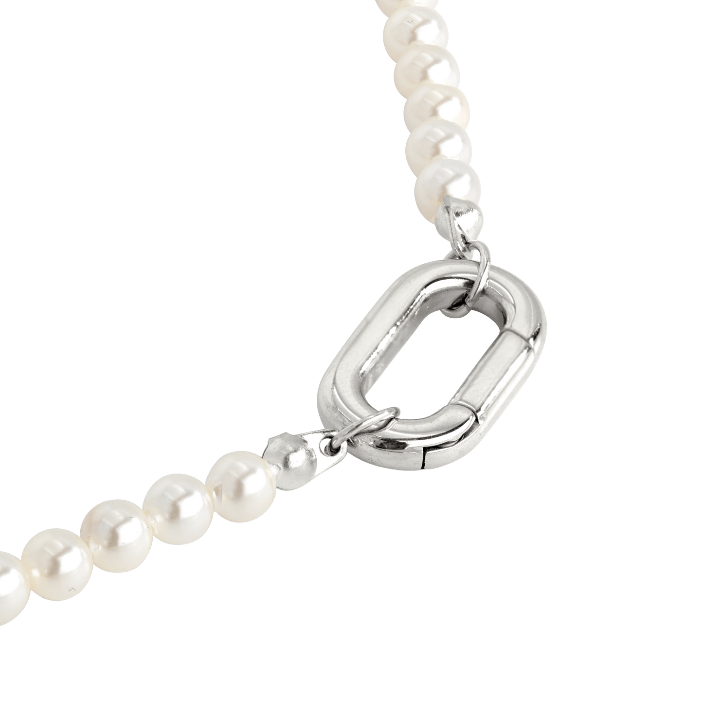 Timeless Pearls Necklace Silber