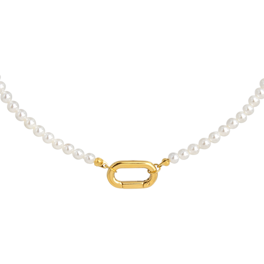 Timeless Pearls Necklace Gold