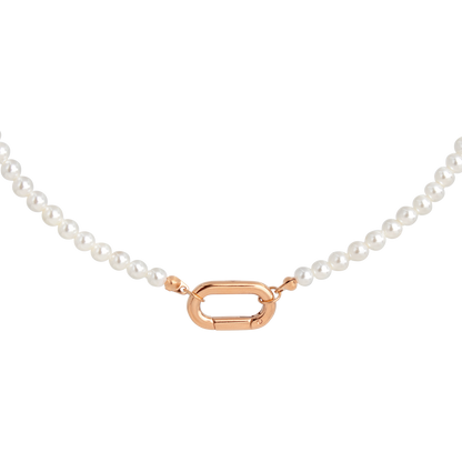 Timeless Pearls Necklace Roségold