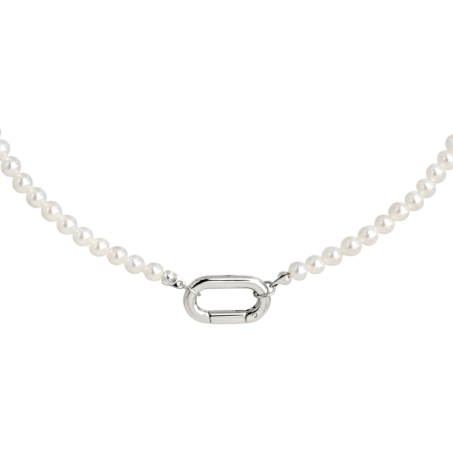 Timeless Pearls Necklace Silber