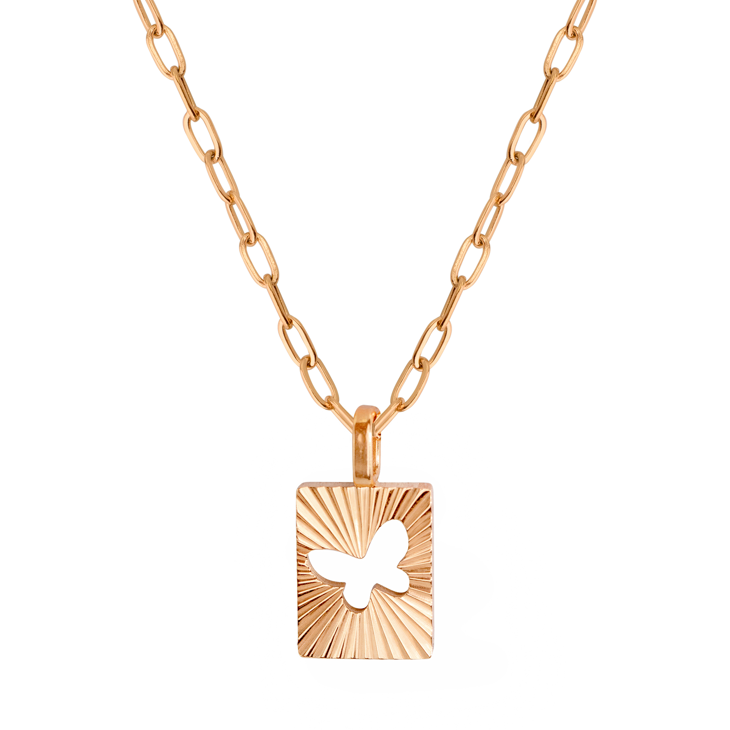 Winged Beauty Necklace Roségold