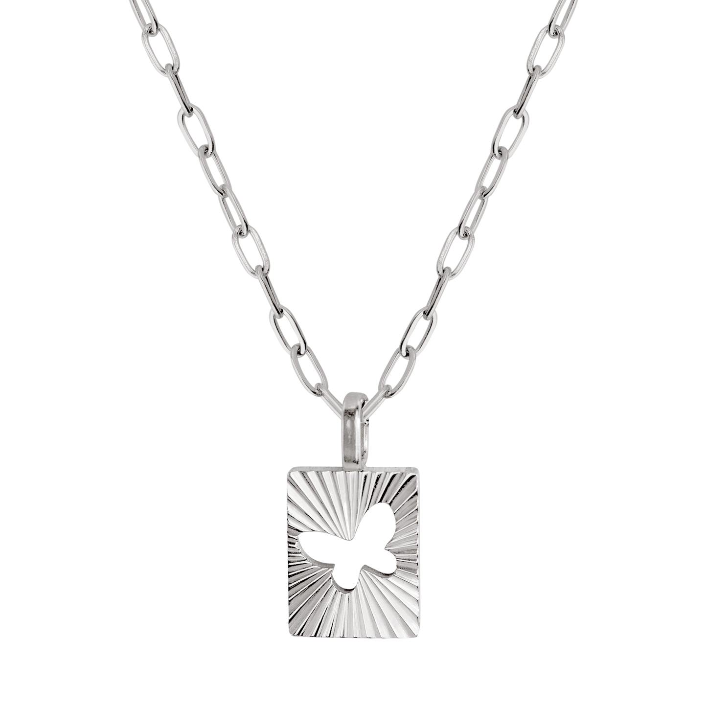 Winged Beauty Necklace Silber