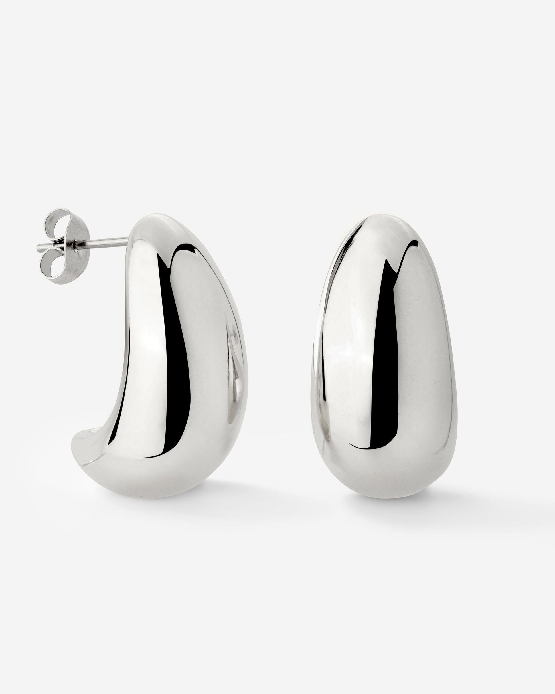Huggie Studs Silber