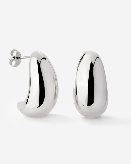 Huggie Studs Silber