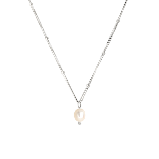 Baby Pearl Necklace Silber