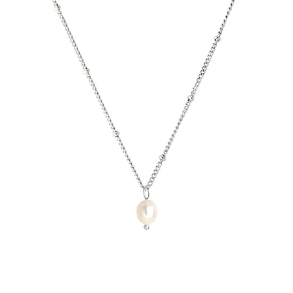 Baby Pearl Necklace Silber