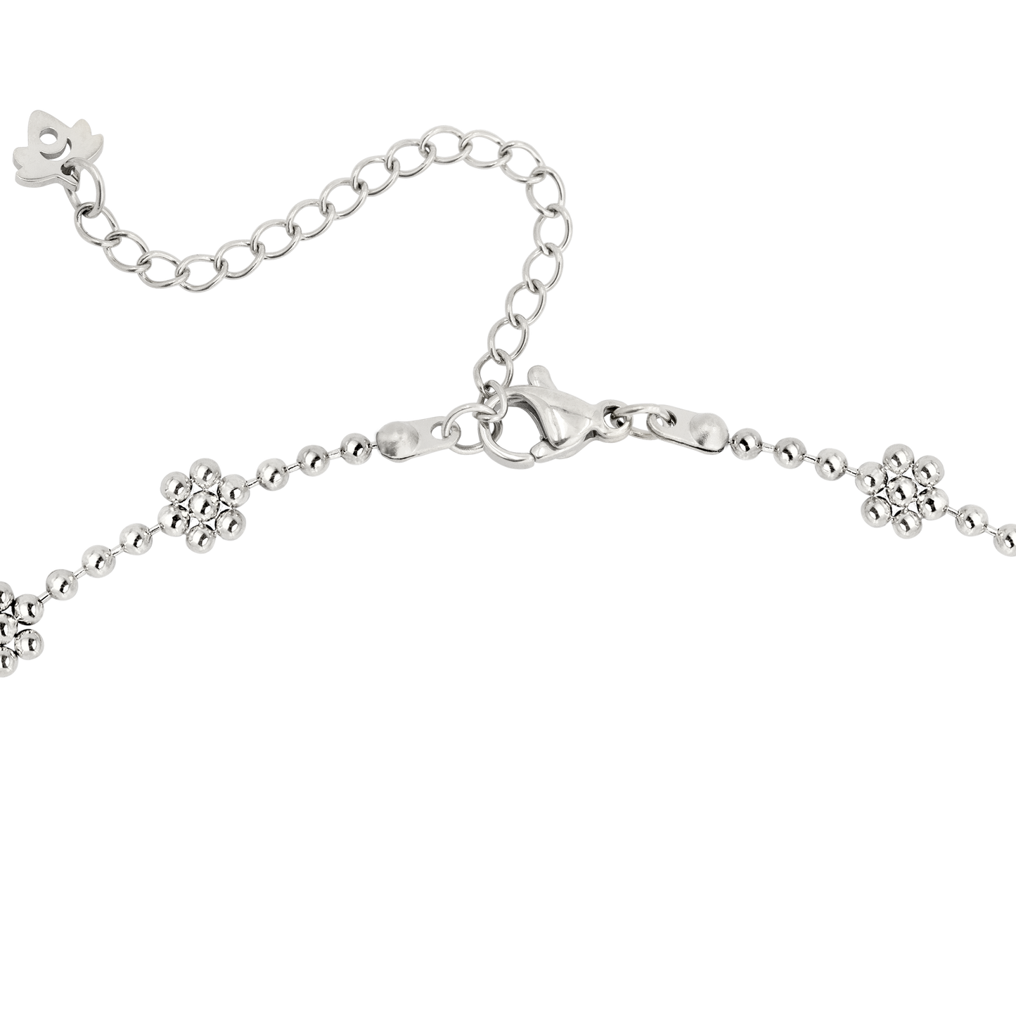 Blooming Choker Silber