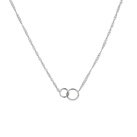 Bonding Necklace Silber