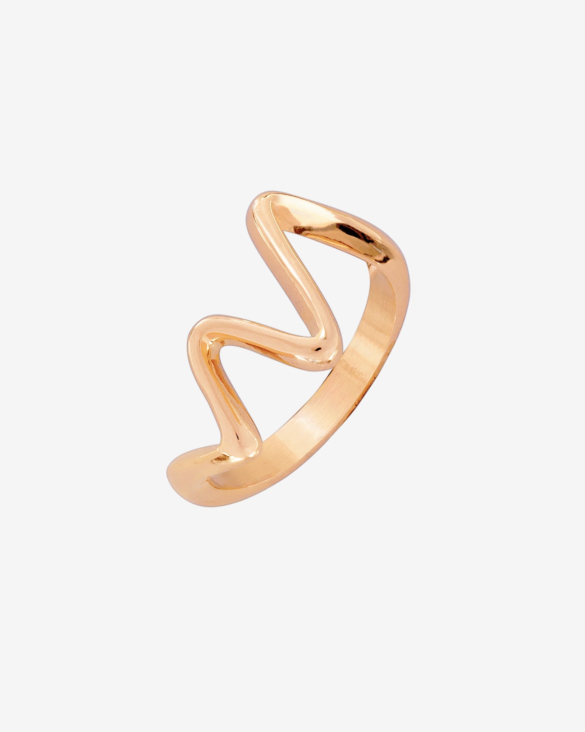 Fluid Motion Ring Roségold