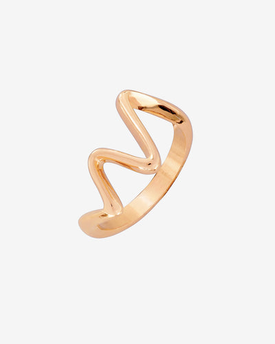Fluid Motion Ring Roségold