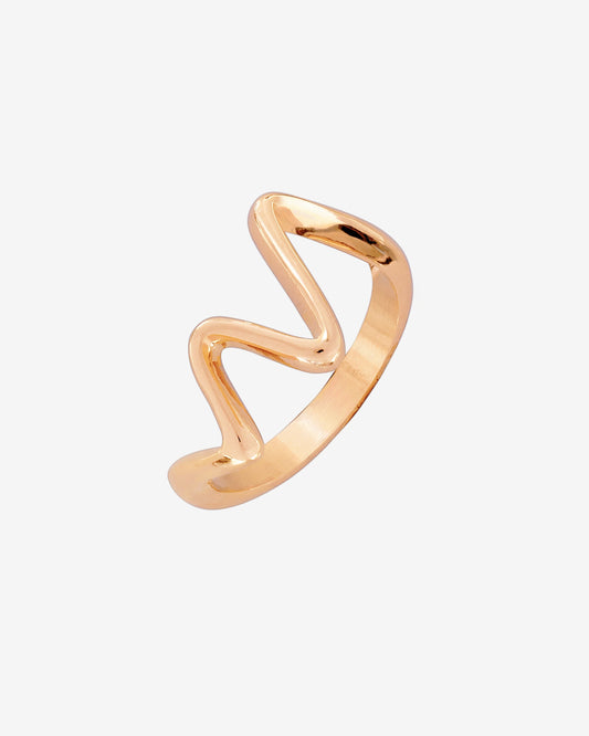 Fluid Motion Ring Roségold
