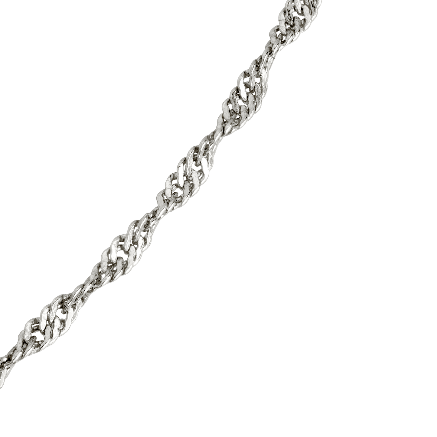Fine Twist Bracelet Silber