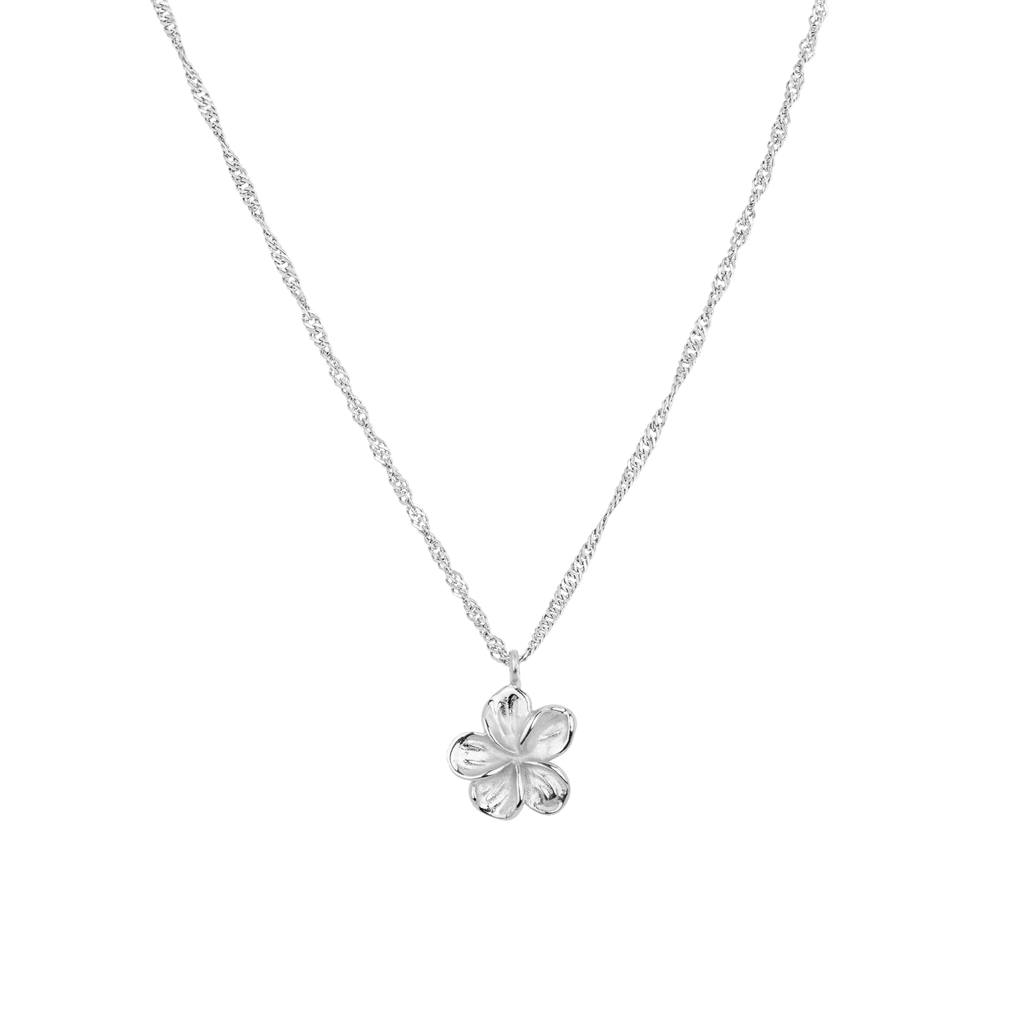 Flora Necklace Silber